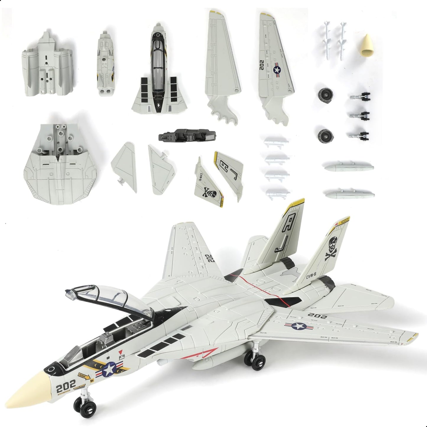 1:72 Grumman F-14 Tomcat Fighter Jet Model Kit