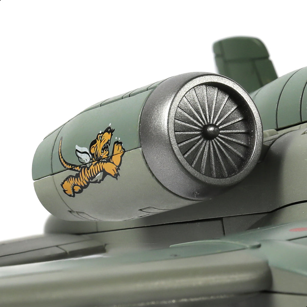 1/72 A-10 Thunderbolt II Warthog Attack Jet Quick Build Model Kit, Snap-Together Military Aircraft (43 Pieces)
