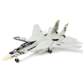 1/72 F-14 Tomcat Fighter Jet Quick Build Model Kit, Snap-Fit Military Aircraft with Display Stand (36 Pieces)