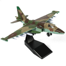 Load image into Gallery viewer, 1/72 SU-25 Frogfoot Attack Jet Quick Build Model Kit, Snap-Together Russian Military Aircraft with Display Stand