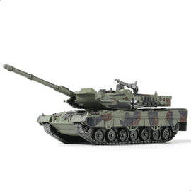 1/72 Leopard 2A7 Main Battle Tank Quick Build Model Kit, Snap-Together German Army Armored Vehicle (14 Pieces)