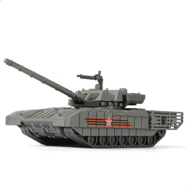1/72 T-14 Armata Main Battle Tank Quick Build Model Kit, Snap-Together Russian Military Vehicle (14 Pieces)