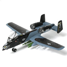Load image into Gallery viewer, 1/72 A-10 Thunderbolt II Warthog Attack Jet Quick Build Model Kit, Snap-Together Military Aircraft with Display Stand (43 Pieces)