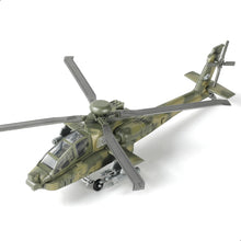 Load image into Gallery viewer, 1/72 AH-64 Apache Attack Helicopter Quick Build Model Kit, Snap-Together Military Aircraft with Display Stand (25 Pieces)