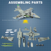 Load image into Gallery viewer, 1/72 SU-25 Frogfoot Attack Jet Model Kit, Snap-Together Russian Military Aircraft with Display Stand