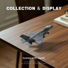 Load image into Gallery viewer, 1/72 F-35 Fighter Jet Quick Build Model Kit, Snap-Together Military Aircraft with Display Stand (27 Pieces)