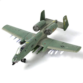1/72 A-10 Thunderbolt II Warthog Attack Jet Quick Build Model Kit, Snap-Together Military Aircraft (43 Pieces)