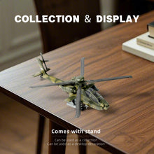 Load image into Gallery viewer, 1/72 AH-64 Apache Attack Helicopter Quick Build Model Kit, Snap-Together Military Aircraft with Display Stand (25 Pieces)