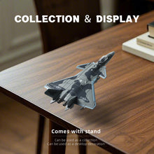 Load image into Gallery viewer, 1/100 J-20 Mighty Dragon Fighter Jet Quick Build Model Kit, Snap-Together Stealth Aircraft with Display Stand (26 Pieces)