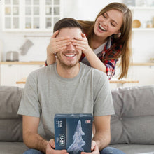 Load image into Gallery viewer, 1/100 J-20 Mighty Dragon Fighter Jet Quick Build Model Kit, Snap-Together Stealth Aircraft with Display Stand (26 Pieces)