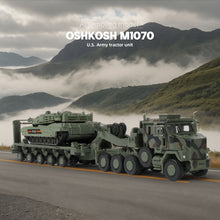 Load image into Gallery viewer, 1/72 M1070 Military Truck Quick Build Model Kit (Green), Snap-Together Heavy Equipment Transporter Armored Vehicle