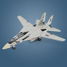Load image into Gallery viewer, 1/72 F-14 Tomcat Fighter Jet Quick Build Model Kit, Snap-Fit Military Aircraft with Display Stand (36 Pieces)
