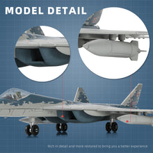 Load image into Gallery viewer, 1/72 SU-57 Felon Stealth Fighter Quick Build Model Kit, Snap-Together Russian Military Aircraft (31 Pieces)